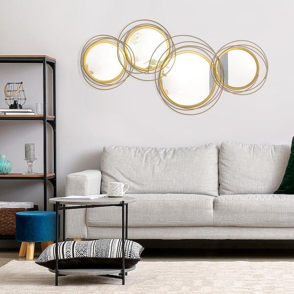 Decorative mirrors to enhance light and space in your Contemporary Living Room