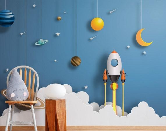 Space Adventure ‌Nursery: Inspire dreams of galaxies​ with‌ planets and rockets