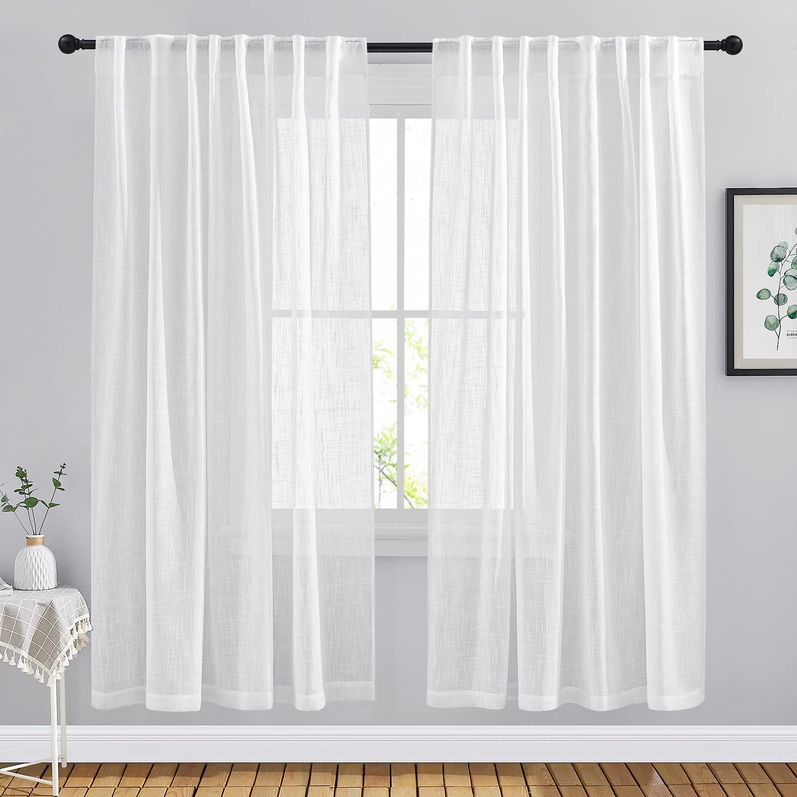 Window treatments provide privacy while filtering light in your Nursery Nook
