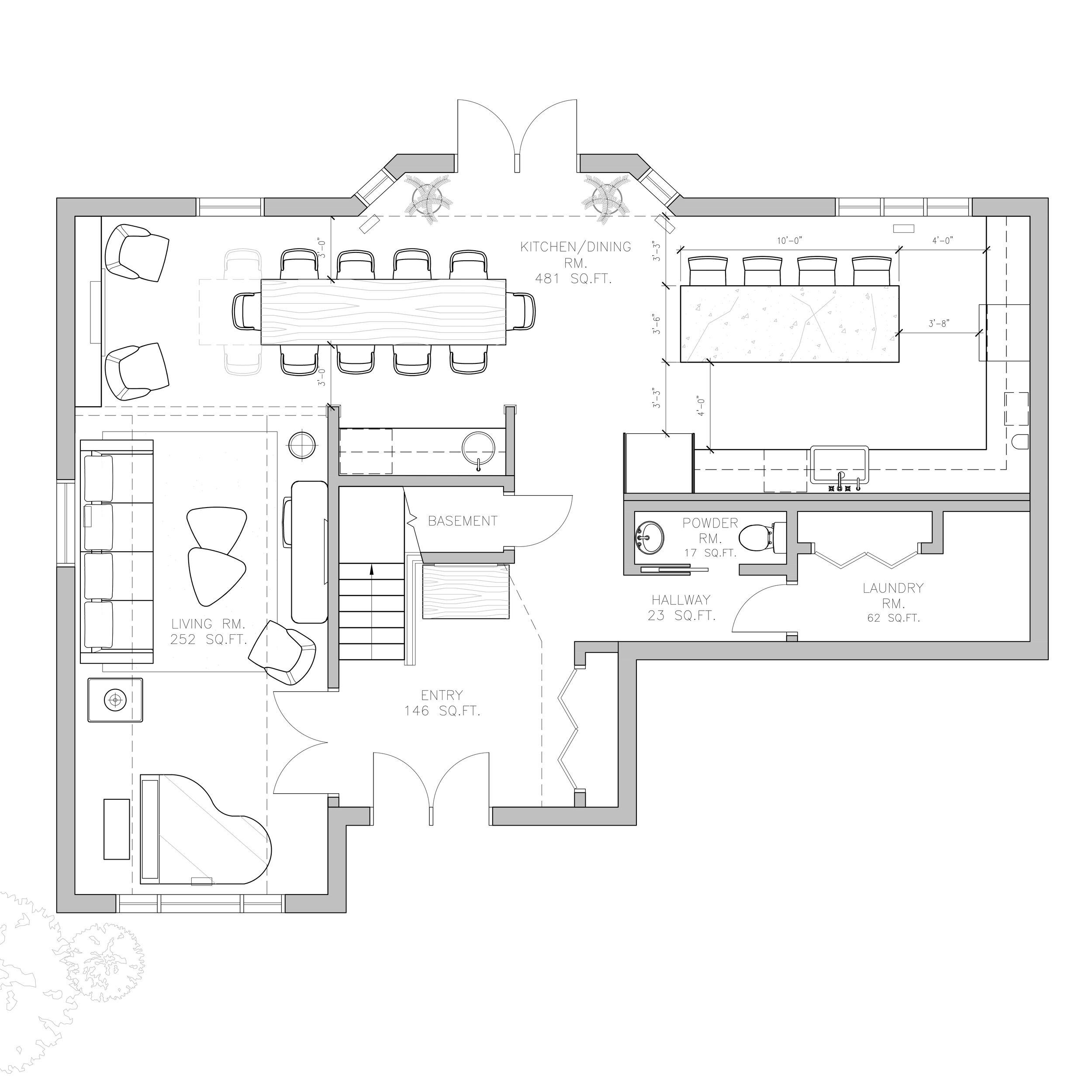 Create practical layouts for comfortable interior design living