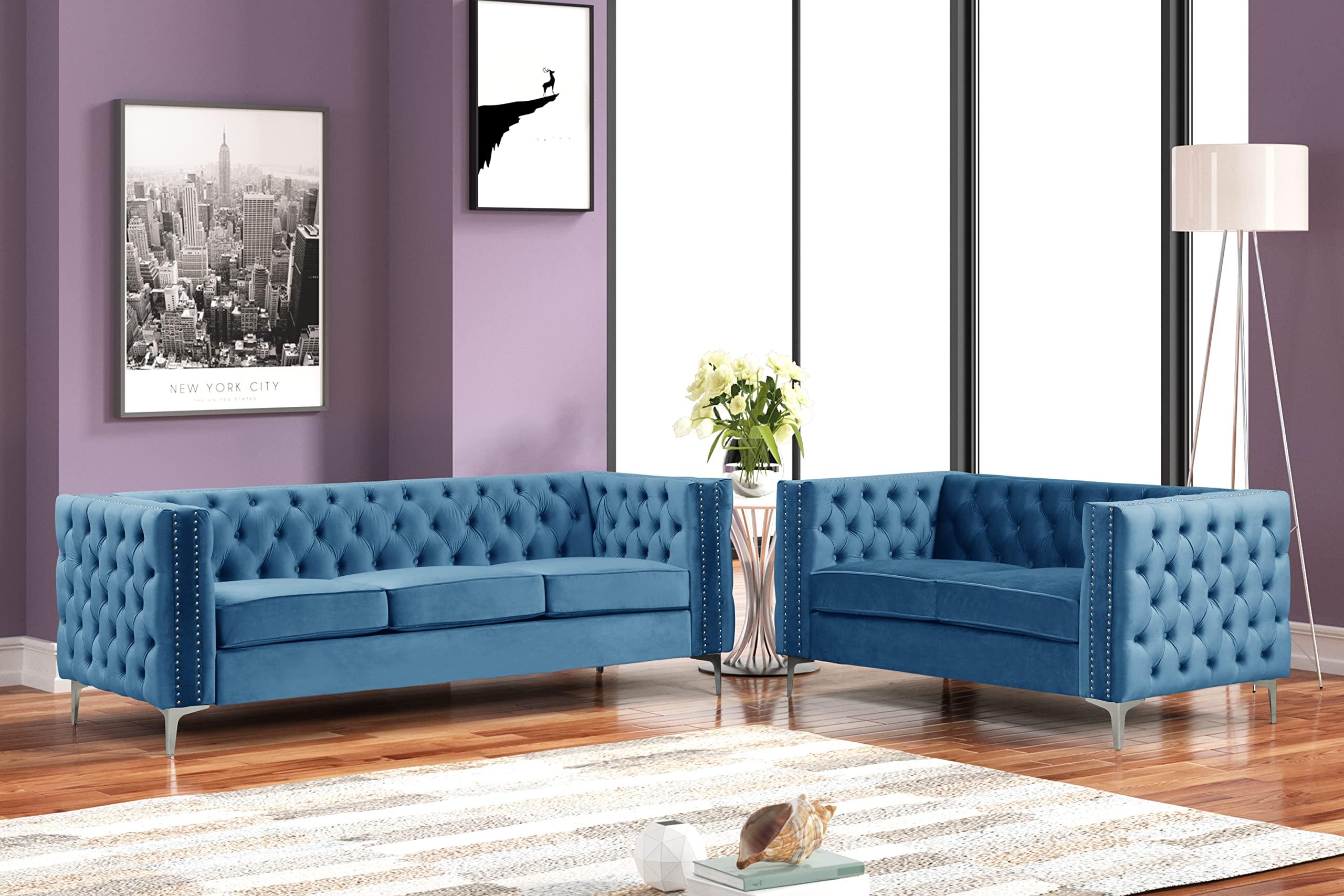 Choose blue furniture pieces that stand out beautifully