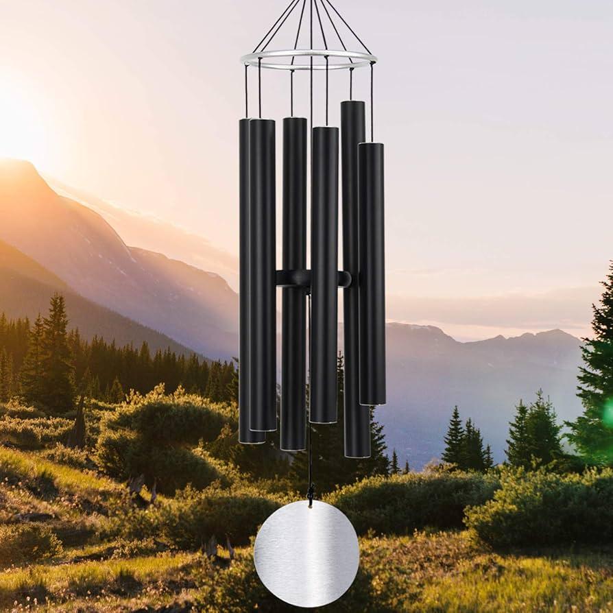 Wind chimes for tranquil sounds in your peaceful backyard