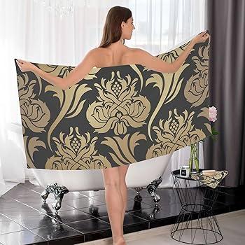 Infuse your boho bathroom with bright textiles and patterned towels