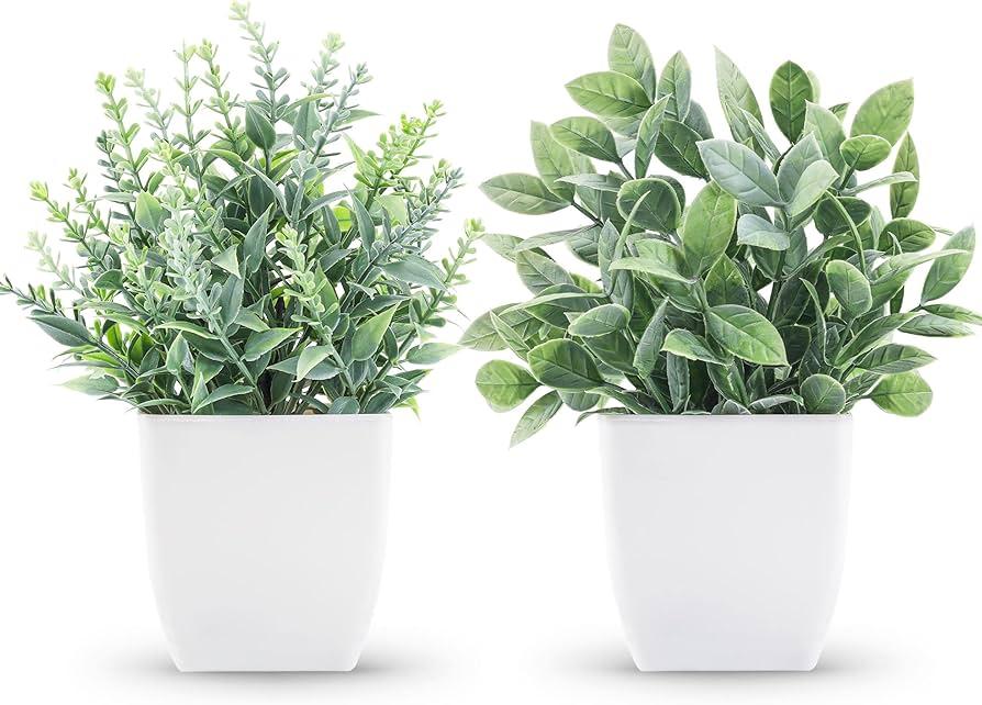 Introduce greenery with potted plants for freshness in your Farmhouse Bathroom