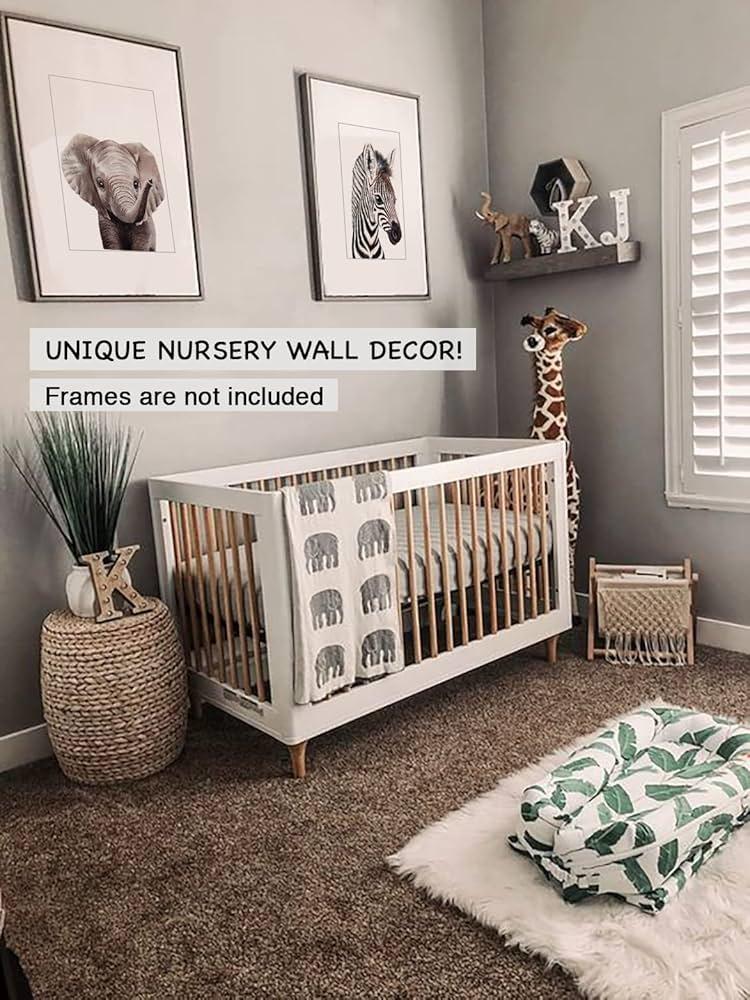 Whimsical Safari Nursery:‌ Embark on adventures‌ with exotic animals and vibrant prints