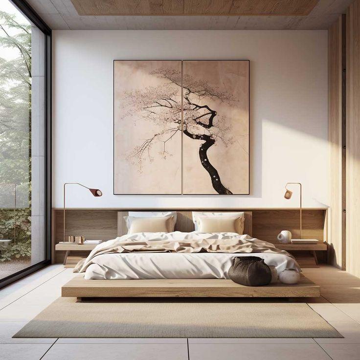 Zen Bedroom: Create tranquility using minimal decor and soothing colors
