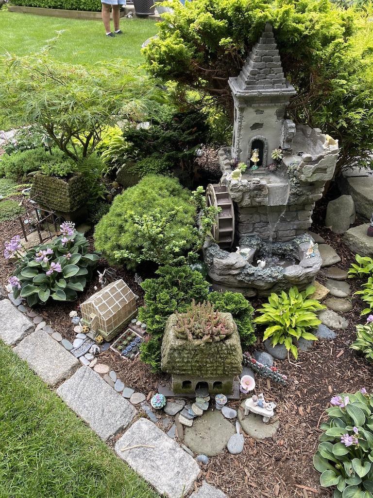 Create a small fairy garden for whimsy in your backyard
