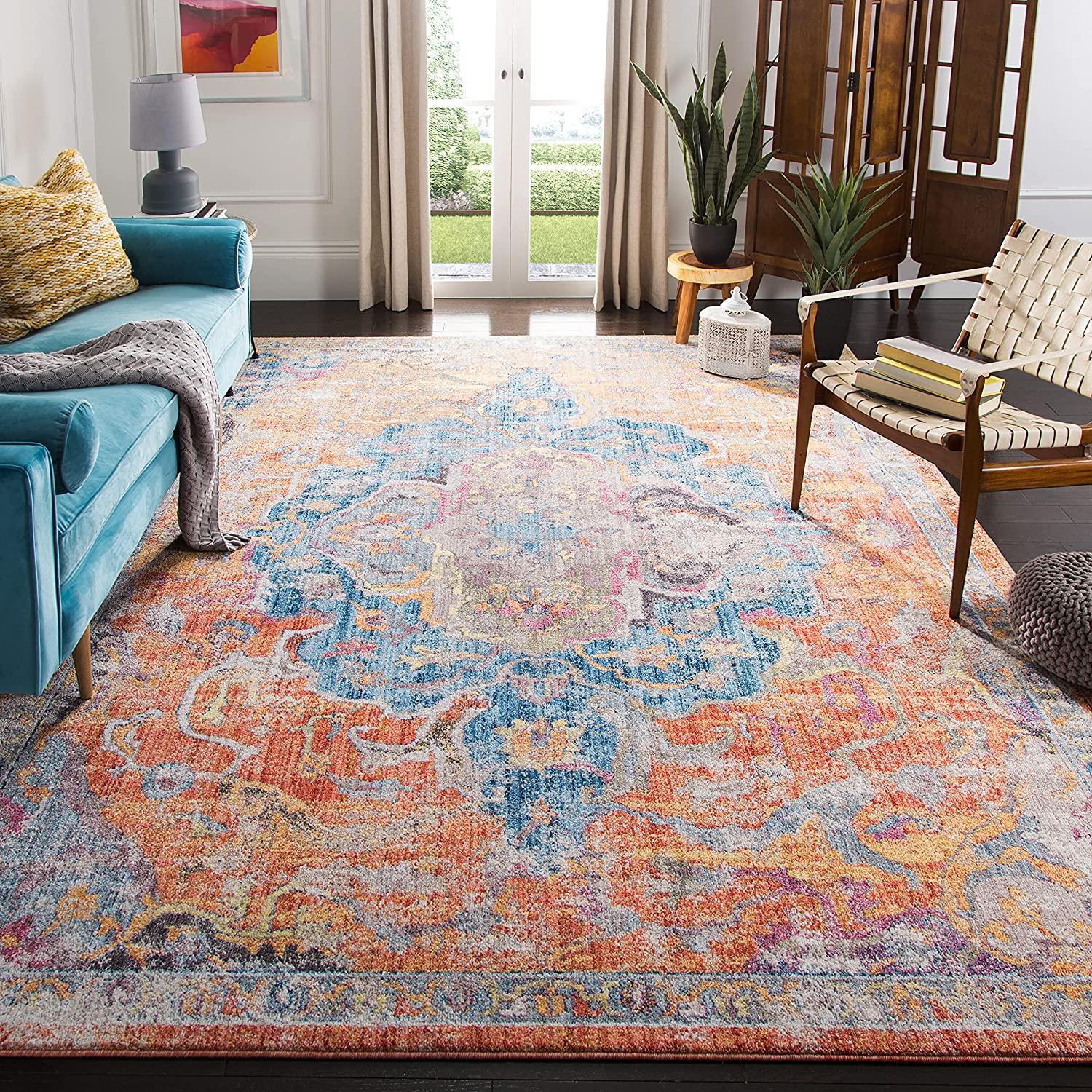 Utilize area rugs to define spaces in your interior design