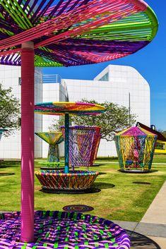 Unique art installations to add flair to your backyard space