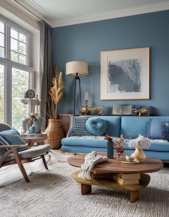 24 Inspiring Ideas for a Beautiful Blue Living Room 24 Inspiring Ideas for a Beautiful Blue Living Room