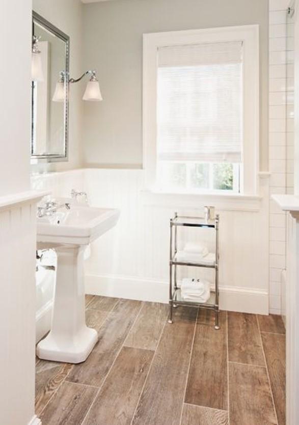 Opt for wooden flooring to bring a seamless,‍ earthy feel to your ​wooden bathroom