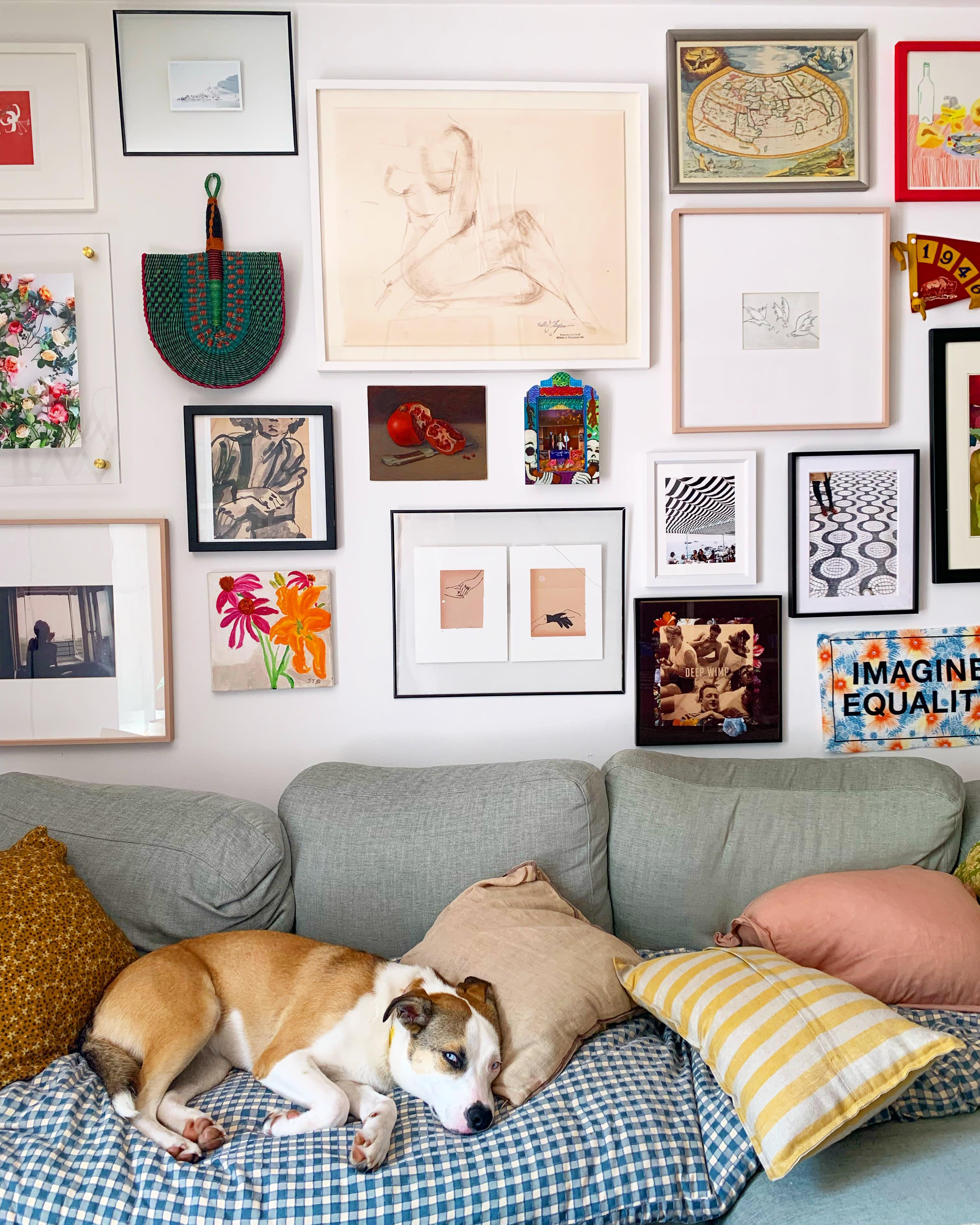 Bedroom Trend: Curated gallery walls showcase your personality through cherished memories and art