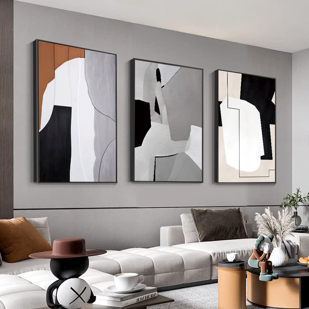 Minimalist wall art to add character without overwhelming your Contemporary Living Room aesthetic