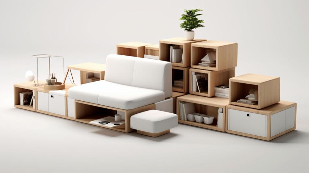Integrate modular furniture for versatile contemporary living room arrangements