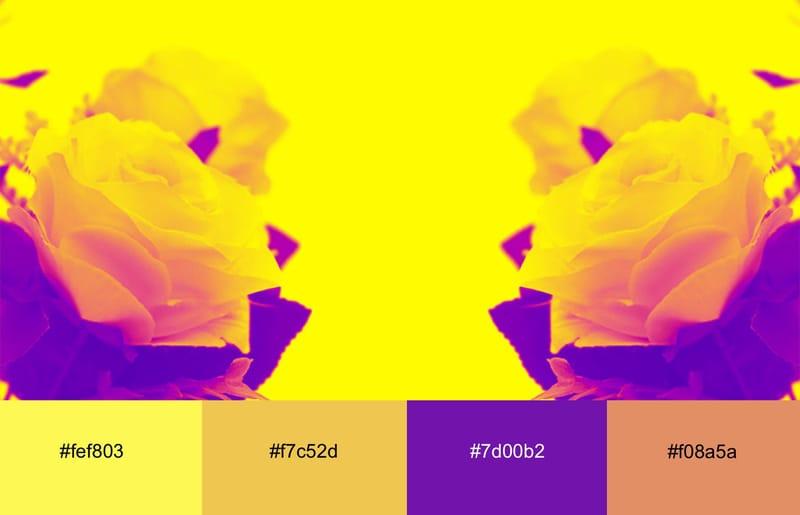 Introduce a pop of yellow for a cheerfully contrasting palette