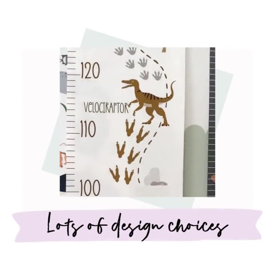 Create a growth chart to celebrate milestones in your Nursery Nook