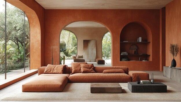 Feature large ​windows⁣ to ‍invite natural light ⁤into your Earthy⁣ Living ⁢Room⁤ oasis