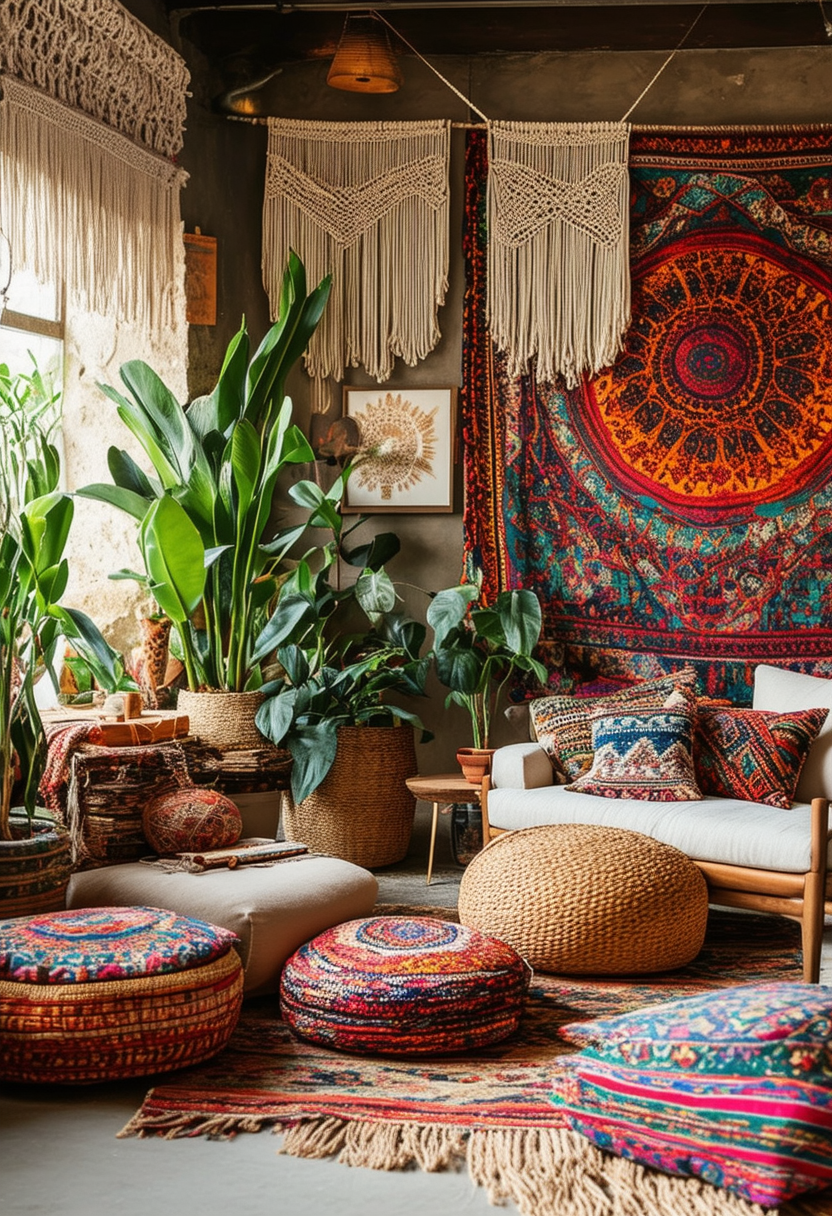 24 Inspiring Ideas for a Stunning Boho Living Room