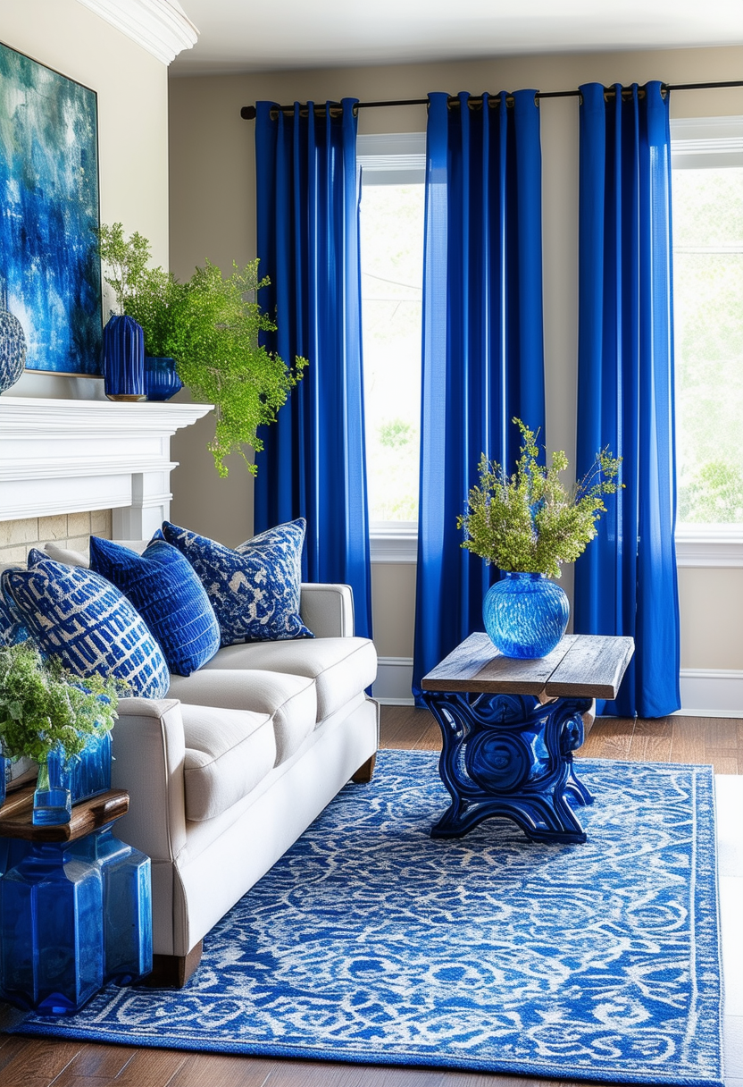 24 Stunning Ideas to Elevate Your Blue Living Room Decor 24 Stunning Ideas to Elevate Your Blue Living Room Decor