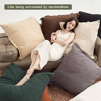 Incorporate neutral or earth-toned cushions for a layered look in your Living Room