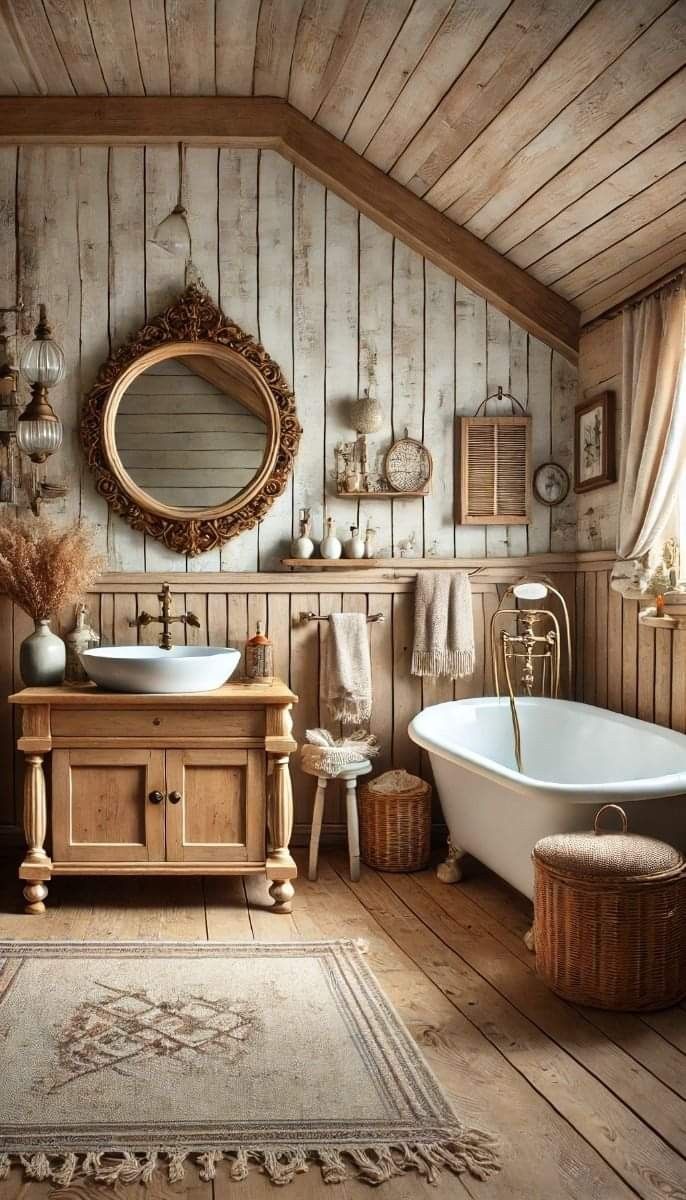 24 Cozy Chalet Bathroom Ideas for a Rustic Retreat