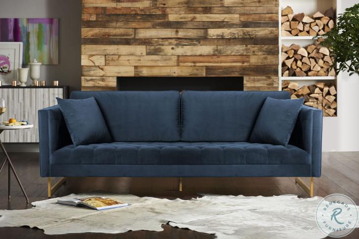 Use a statement ‍blue sofa as ⁤the rooms focal point