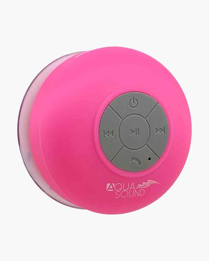 A waterproof Bluetooth speaker for music in your Chalet Bathroom