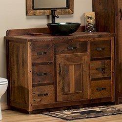 Custom vanities blend functionality with ⁤rustic chalet bathroom aesthetics