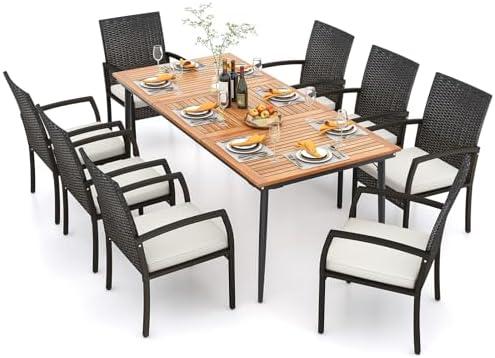 Transform your outdoor space with stylish dining sets!