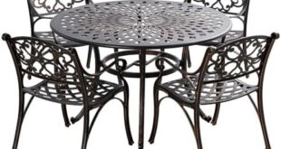 Stylish 5-Piece Patio Dining Set for Outdoor Comfort