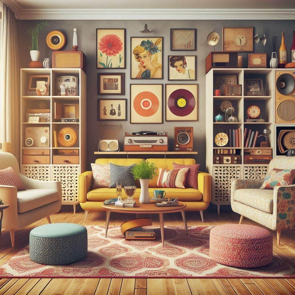 Retro Revival: Nostalgic⁣ elements make your living⁤ room inviting