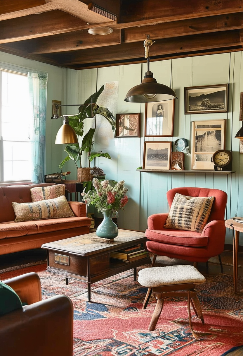 Timeless Touches for Your Vintage Living Room Revival