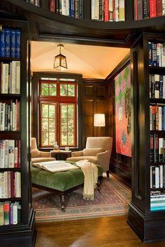 Cozy Library: ‍Transform ‌your‍ living room into a literary​ escape