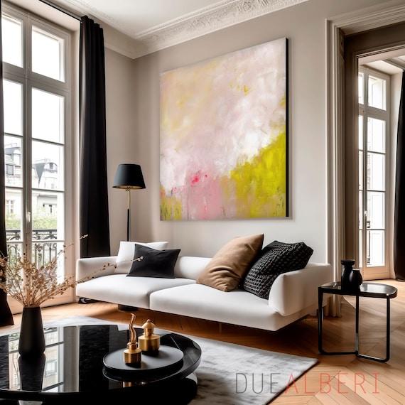 Select oversized⁤ artwork to make a statement in your⁣ Contemporary Living Room