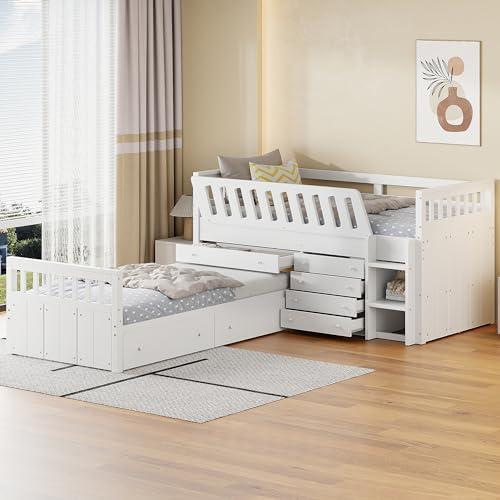 Charming Kid's House Bed, Stylish and Safe for Sleep!