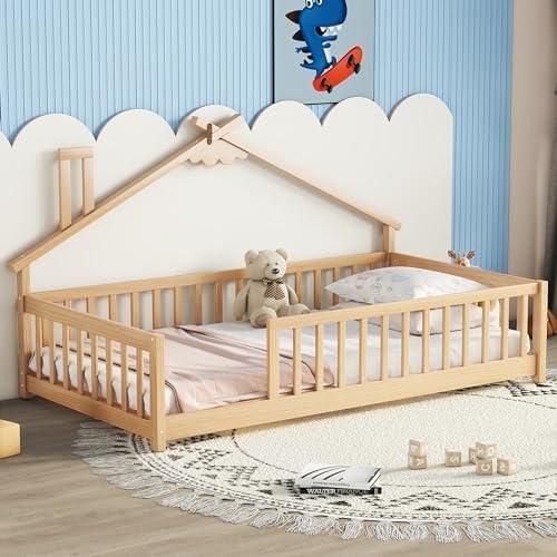 Charming Kid's House⁤ Bed, Stylish and Safe for⁢ Sleep!