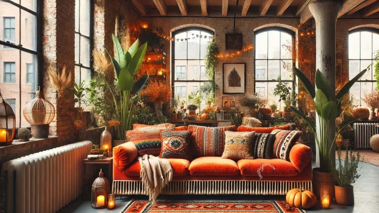 Personalize your Boho Living Room with unique global art and travel souvenirs