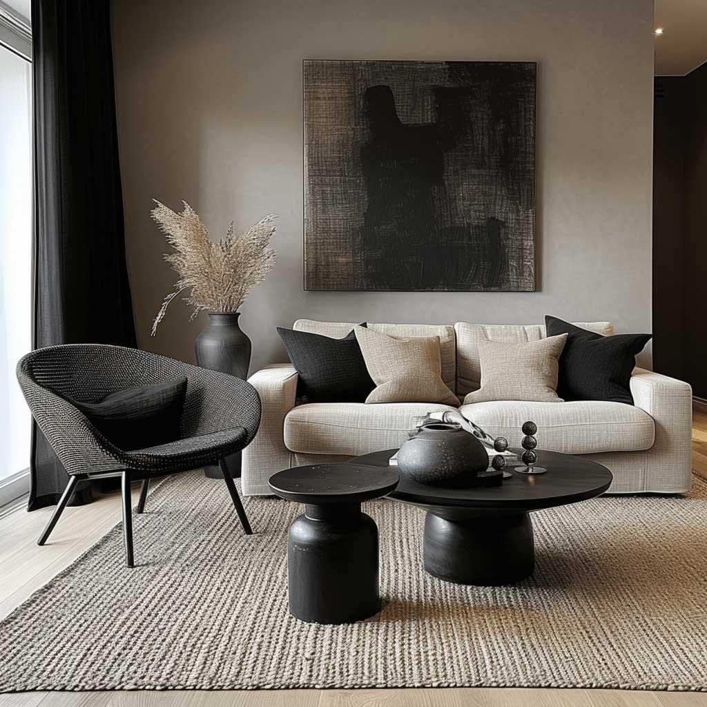 Choose simple yet elegant decor for a refined look in your contemporary living room
