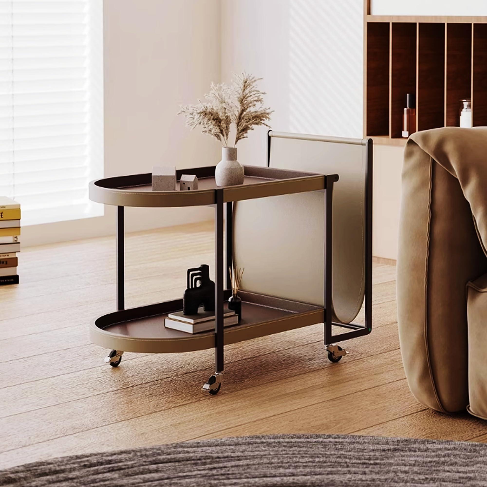 Add‍ a stylish bar cart ⁢for⁣ entertaining in ⁢your Contemporary Living ⁢Room