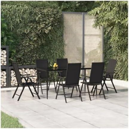 Elegant 7-Piece Patio Dining Set for Outdoor Comfort