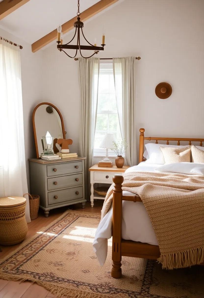 Embracing Cottagecore: Crafting a Dreamy Bedroom with Soft Natural Elements and Vintage Treasures