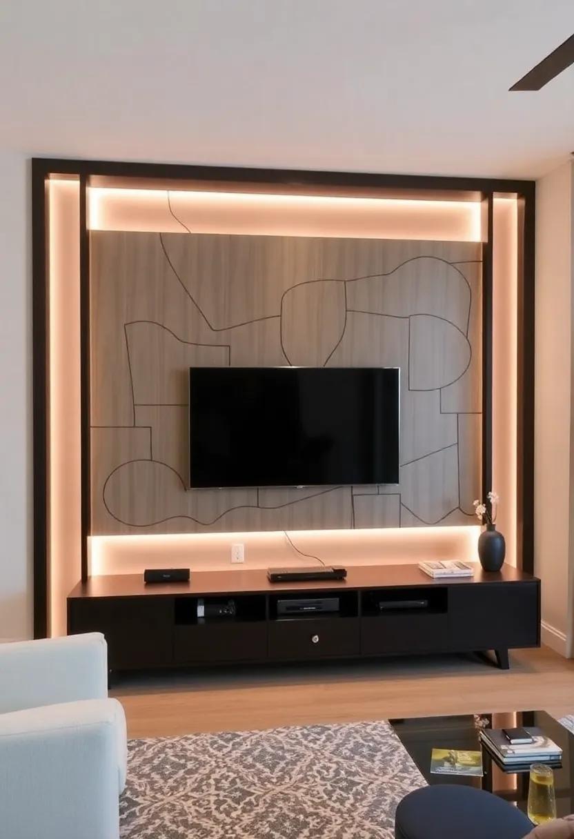 Transform Your Living Space: A Guide to TV Walls with Stunning Decorative Lighting