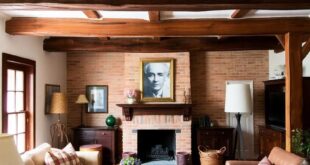 Embracing Nostalgia: The Charm of Vintage Living Rooms with Exposed Wood Beams