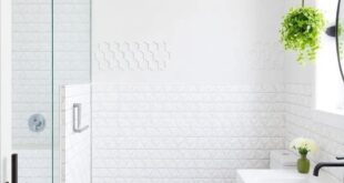 24 Stunning Scandinavian Bathroom Designs with Geometric Patterns