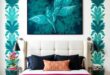 Transforming Spaces: Embrace Eclecticism with Stunning Patterned Wall Art in Your Bedroom