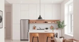 Maximizing Space: Designing a Cozy Small Open Concept Kitchen-Living Room