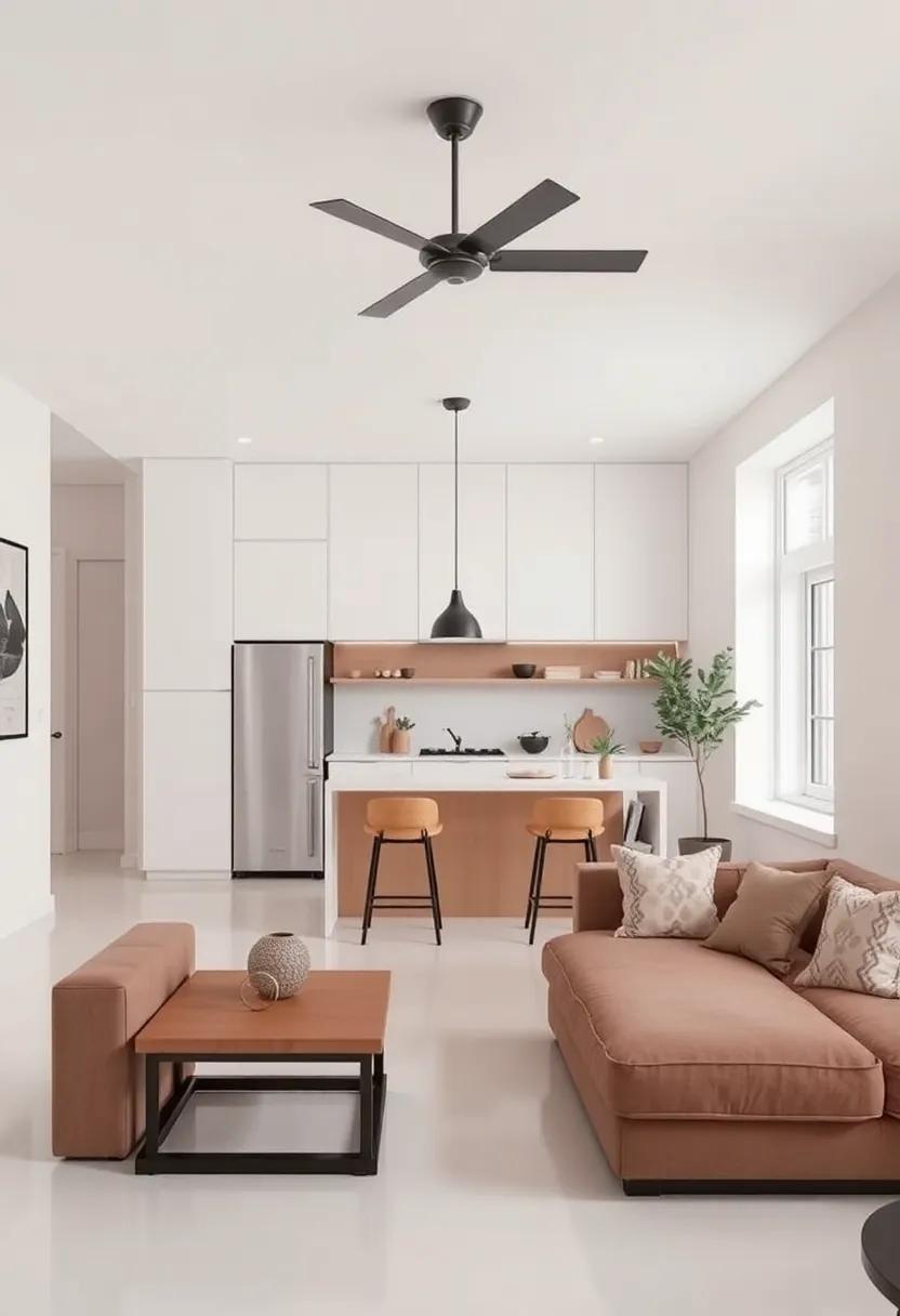 Maximizing Space: Designing a Cozy Small Open Concept Kitchen-Living Room Maximizing Space: Designing a Cozy Small Open Concept Kitchen-Living Room