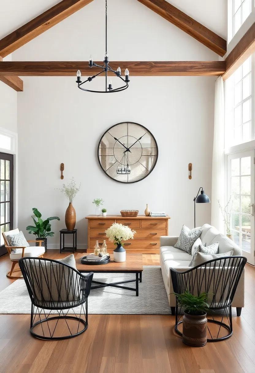 Embracing Farmhouse Charm: Transform Your Living Room with Iron Accents