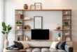 Transform Your Living Room: Creative Open Shelving and Decor Accents for Apartments