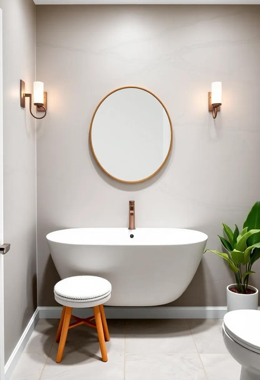 Transform Your Powder Room: Inspiring Accent Wall Ideas for Small Spaces